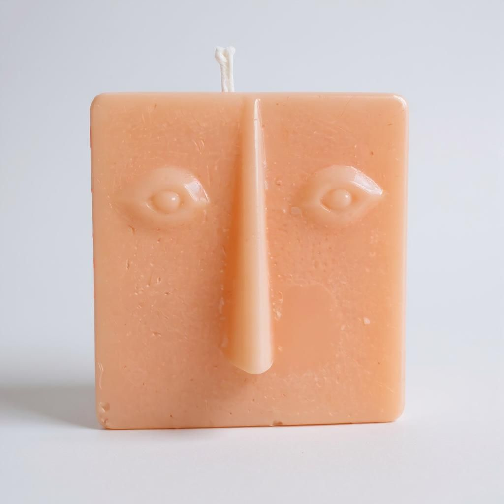 Face of Flame Candle