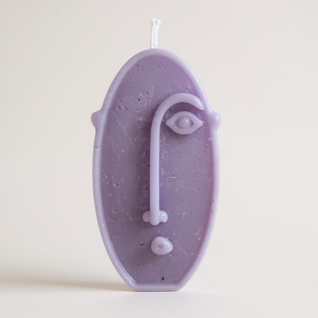 Face of Flame Candle