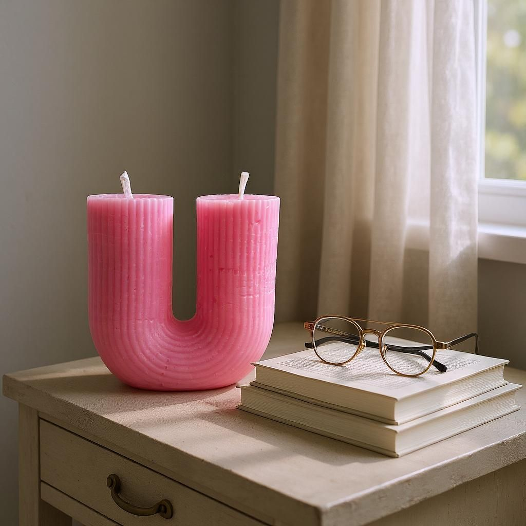 U-Shaped Candle